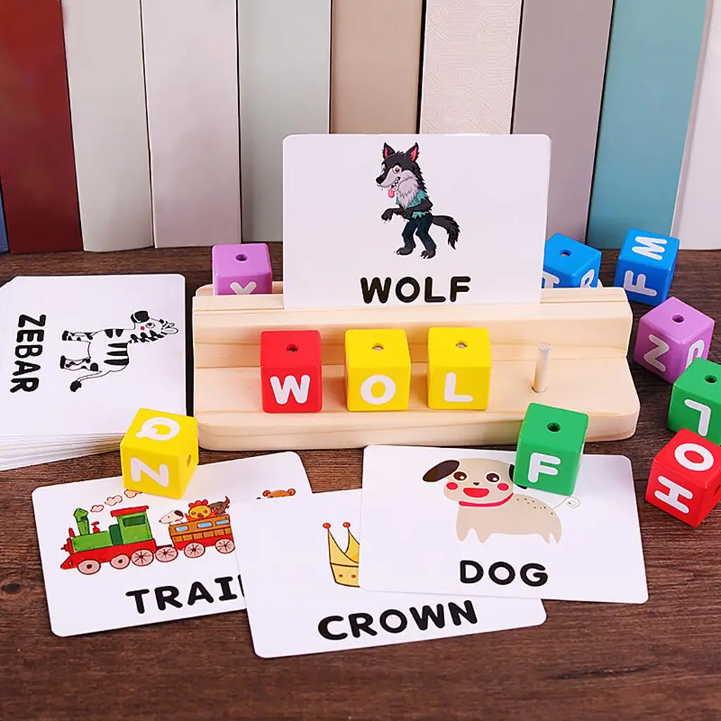 

Подвижные подходящие буквы игра Обучающие игрушки Английский язык Правописание обучение Алфавит Деревянные правописанные игры