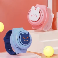 portable wristband fan adorable for kids watch shape fan cute coolness 3 wind speeds free adjusting safe fun for summer