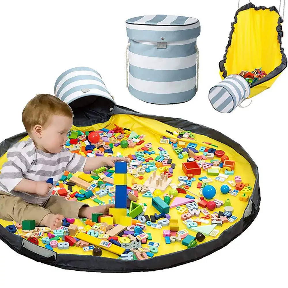 

Детская сумка для хранения игрушек два в одном, быстрая отделка, сумка для хранения игрушек, ведро для хранения