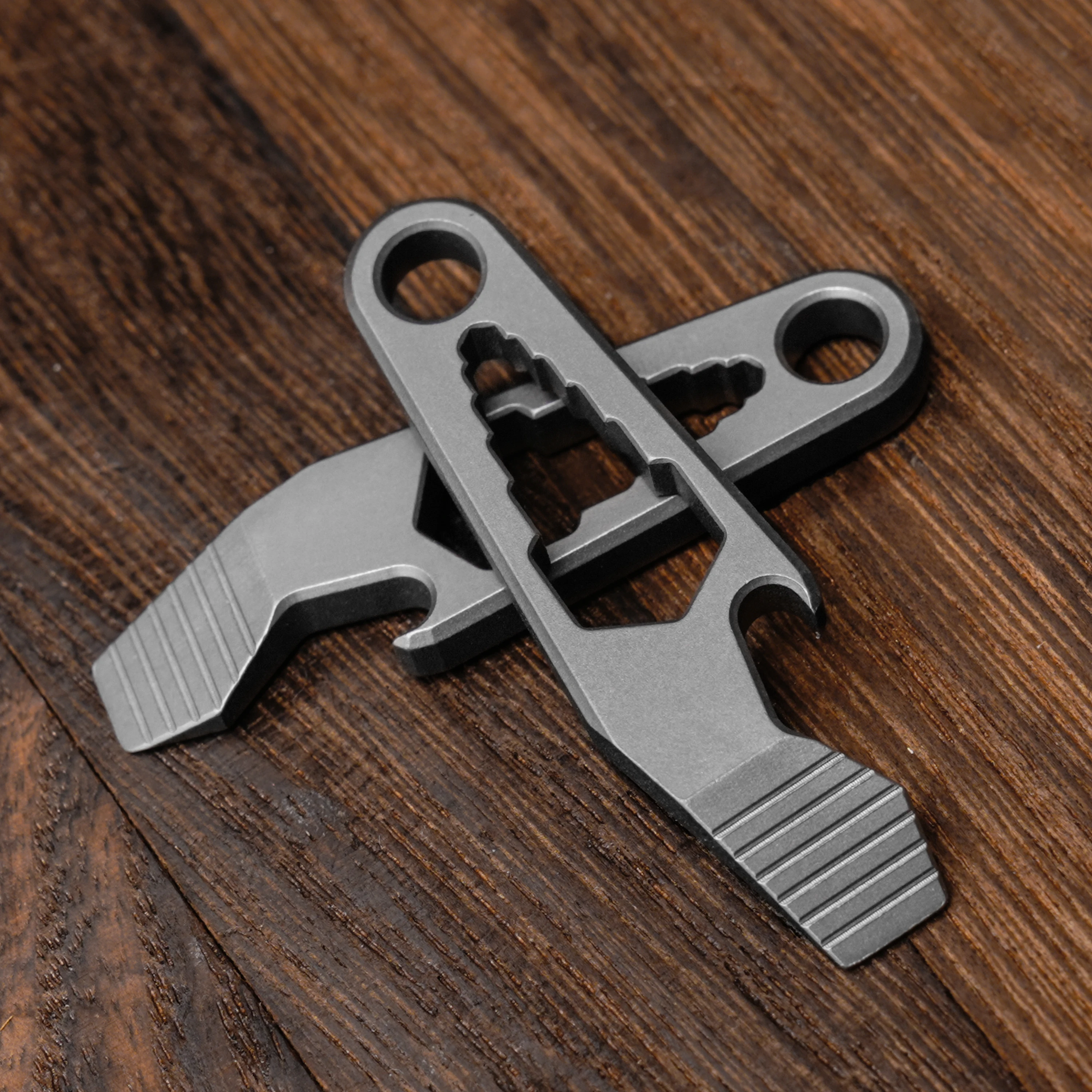 Маленькая титановая монтировка карманный портативный многофункциональный