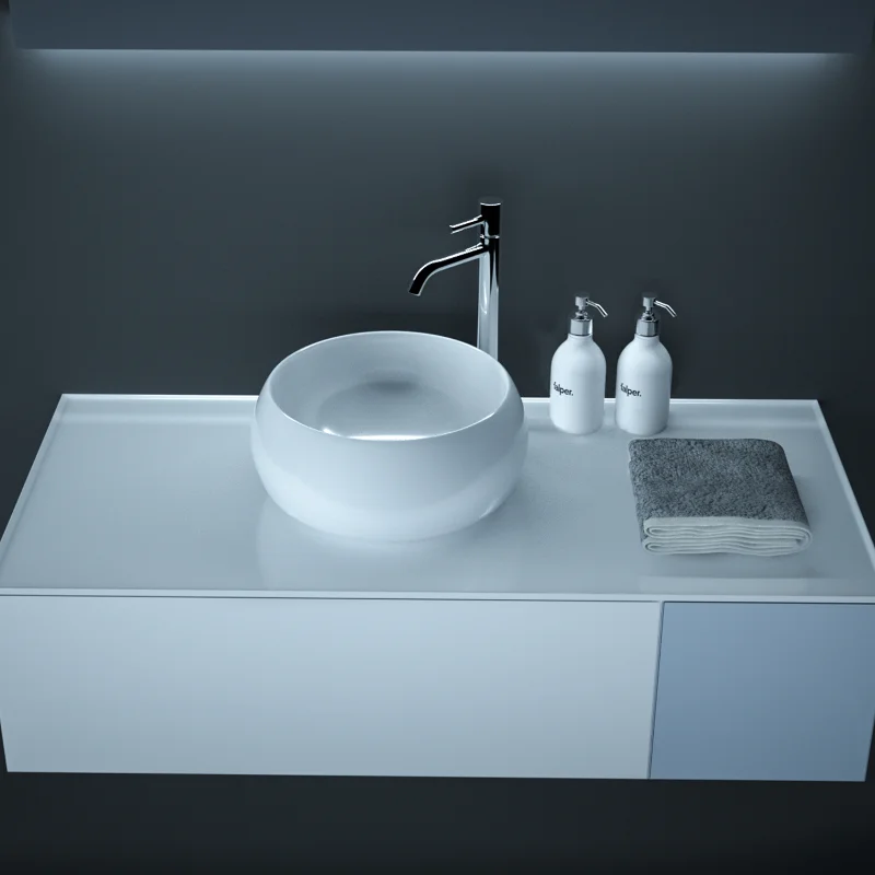 

Vessel Bathroom Sink Basin In White Ceramic White Ceramic [US Stock]