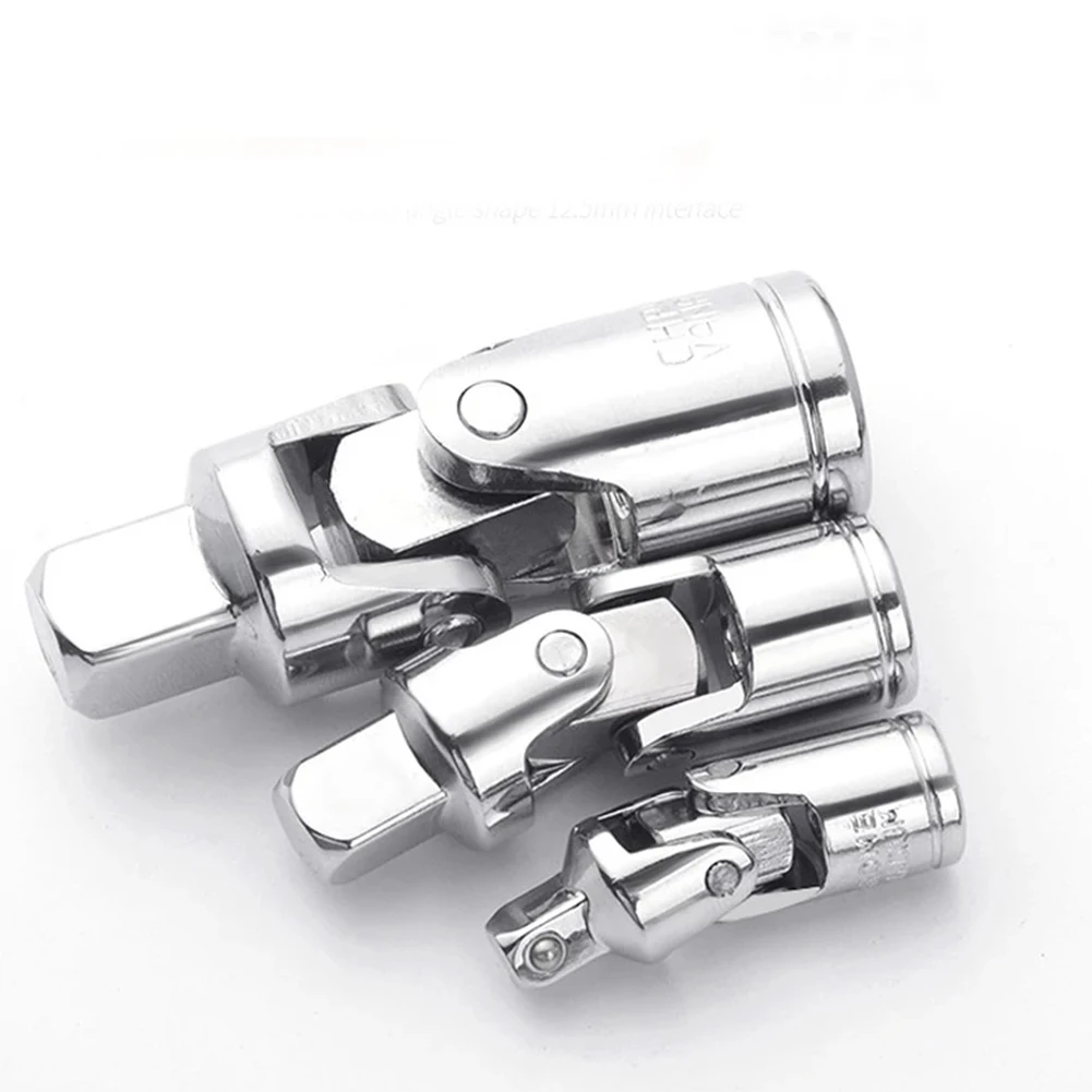 

Universal Joint Socket Ratchet Socket Swivel Tool 1 Pc Extension Bar Socket Socket Sleeve Adapter 1/4in 3/8in 1/2in Accessories