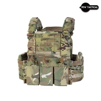 pew tactical hsp style thorax plate carrier front bagrear bag airsoft tactical vest multicam