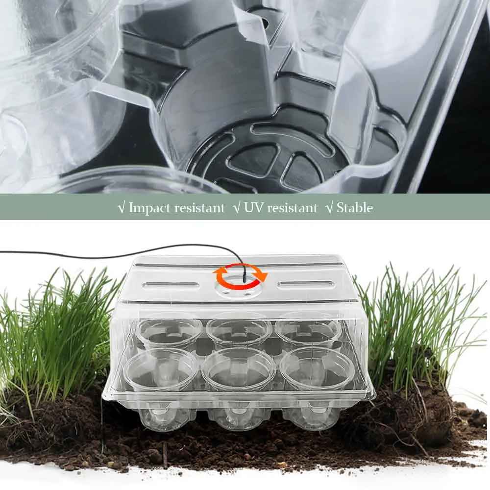 Плантатор для домашнего сада 6 чашек прорастания семян