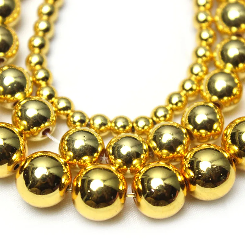 Рисунок 4 - Круглые бусины-разделители из гематита