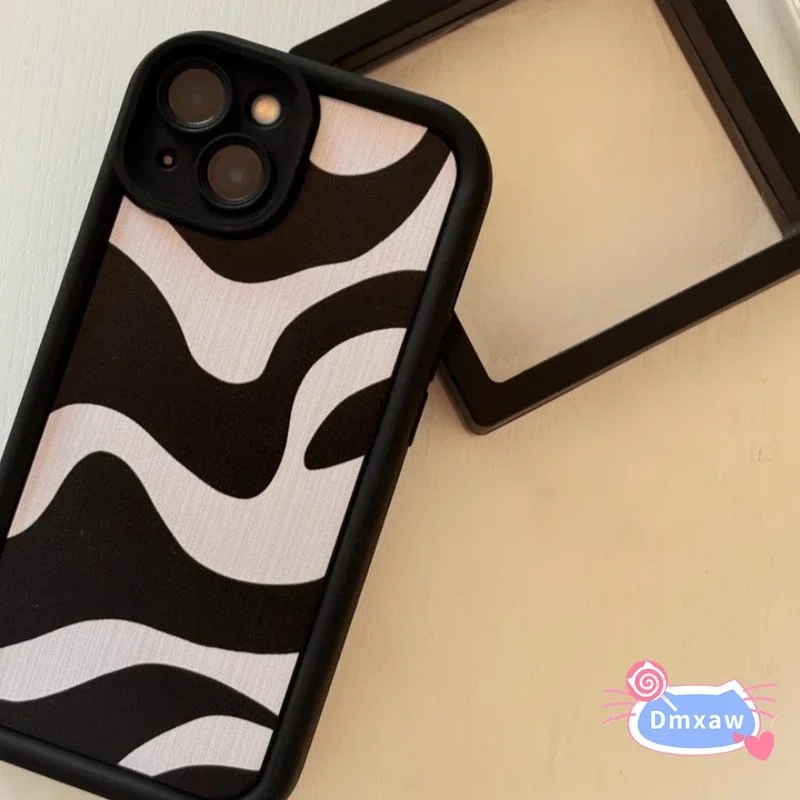 Чехол для телефона OPPO A60 4G A16E A16K F23 A98 A1 5G A95 A74 A54 A54S A16 A16S A9 A5 A1K в стиле черный белый