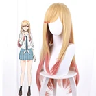 Женский парик с длинными прямыми волосами из аниме Мой наряд, милый парик на Хэллоуин, карнавал, косплей Вечерние