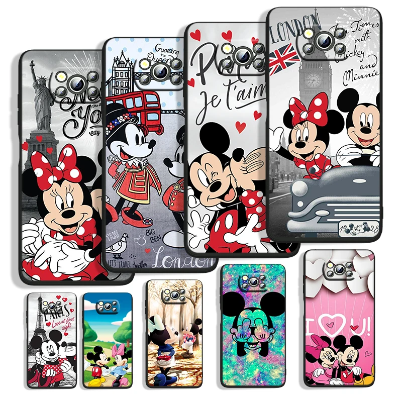 

Mickey Minne Have Fun For Xiaomi POCO M4 M3 C3 X4 X3 X2 F3 X2 F1 Pro NFC GT Mi Play Mix 3 A2 lite Black Phone Case Capa