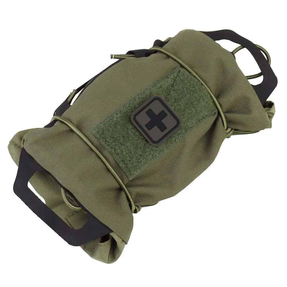 Фото IFAK Pouch MOLLE Сумка для выживания Открытая аптечка Охота Кемпинг Тактическая быстрое развертывание Аварийные мужские поясные сумки №4
