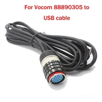 for 88890305 vo com usb interface cable truck diagnostic tool for vol vo obd2 connector adapter high quality