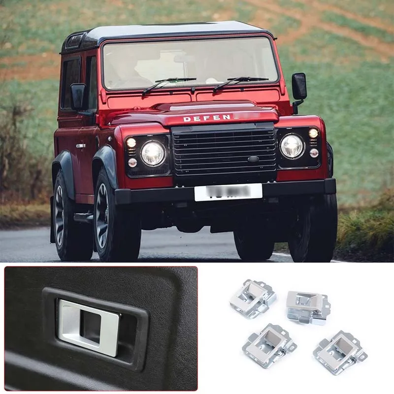 

For Land Rover Defender 2004-18 Car Modeling Inner Door Handle Aluminum Alloy/Carbon Steel Car Modification Parts (Replacement)