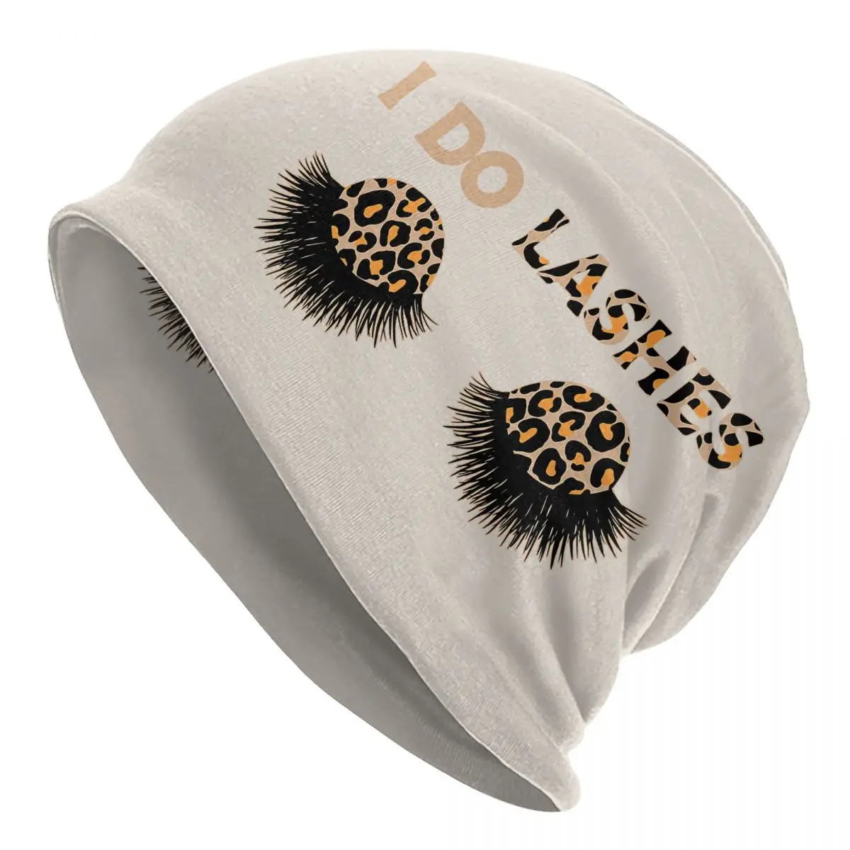 Eyelash Decorative Adult Men's Women's Knit Hat Keep warm winter Funny knitted hat