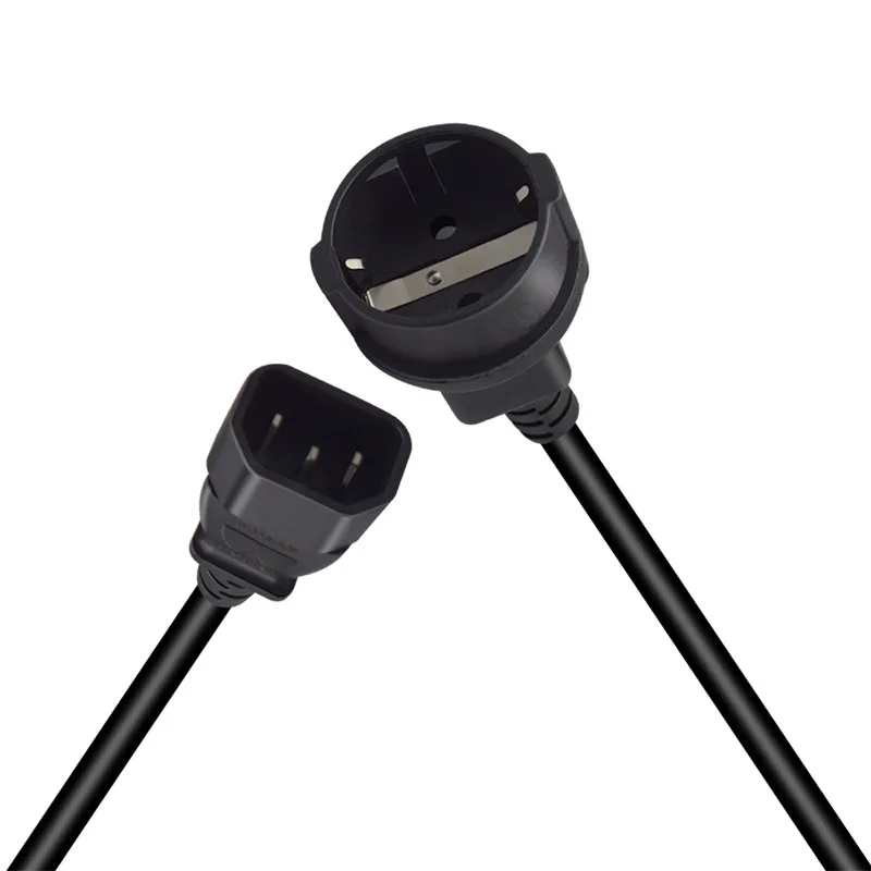 Адаптер розетки IEC 320 C14 на EU 4 8 мм вилка переменного тока EU4 преобразователь