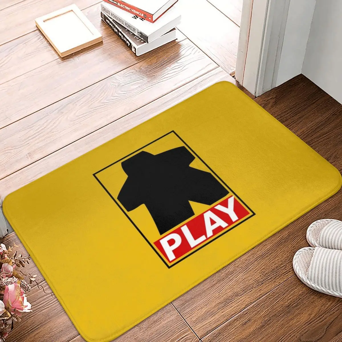 

Meeples Playing Board Games Doormat Rug carpet Mat Footpad Bath mat Anti-slip toilet Balcony Parlor Absorbent dust removal