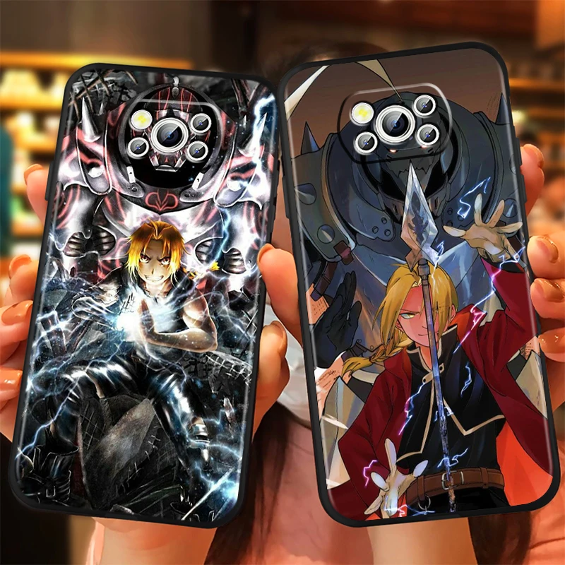 F-Fullmetal A-Alchemist Art Для Xiaomi Mi Poco F5 F4 F3 X6 X5 X4 X3 M6 M5 M5S M4 M3 C65 Pro GT коридор черный чехол для