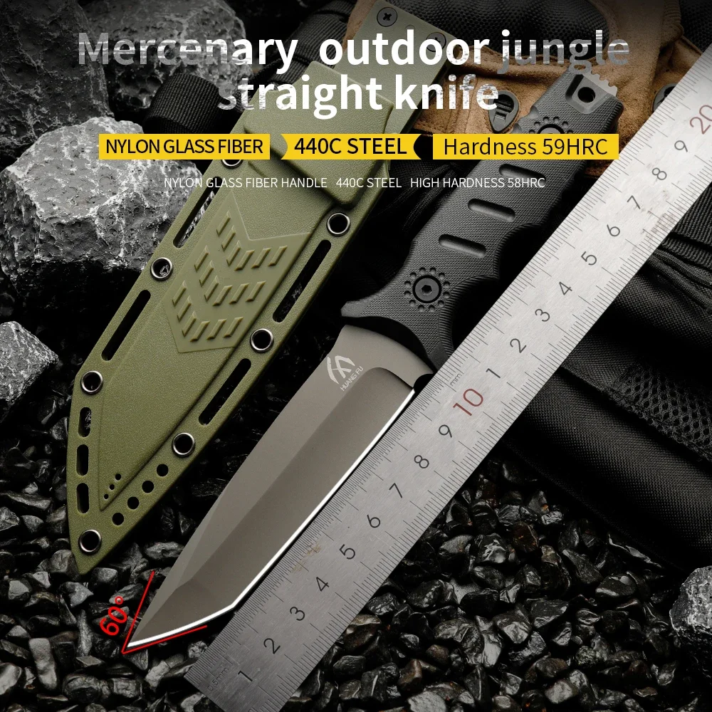 Высококачественное многофункциональное фиксированное лезвие - нож для кемпинга