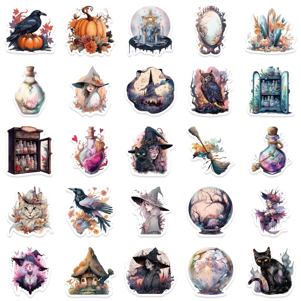 10/30/50 шт. волшебная эстетика Волшебная наклейка сделай сам мультяшная для