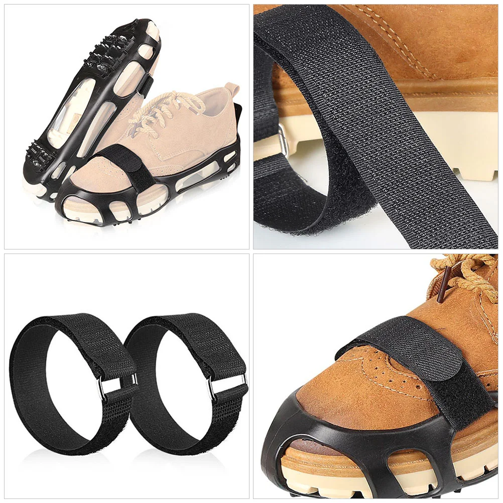 4 пары завязок для обуви тяговые шнурки ботинок эластичные противоскользящие