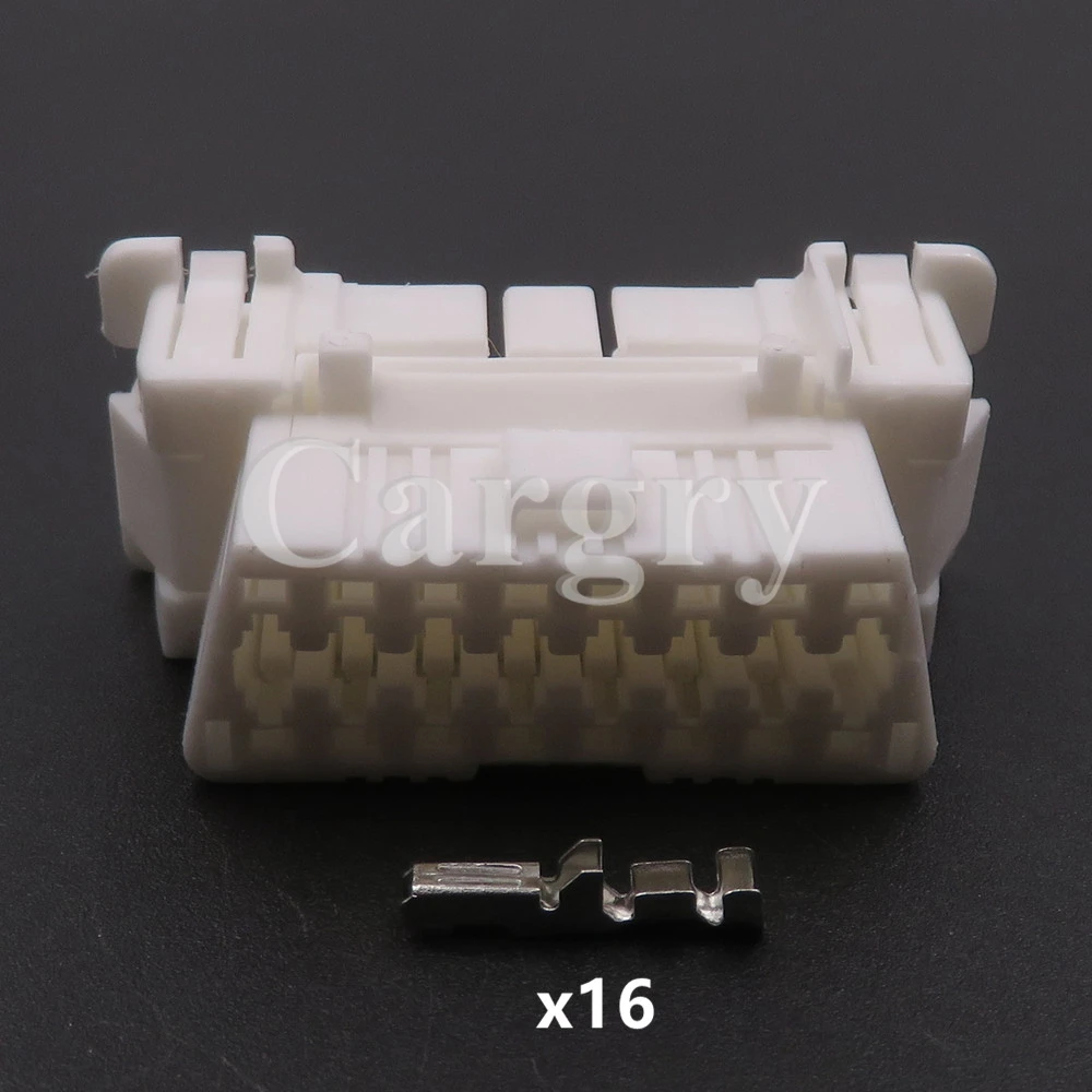 

1 компл. 16P автомобильный диагностический интерфейс OBD негерметичный разъем для Toyota 179631-1 Автомобильный жгут проводов