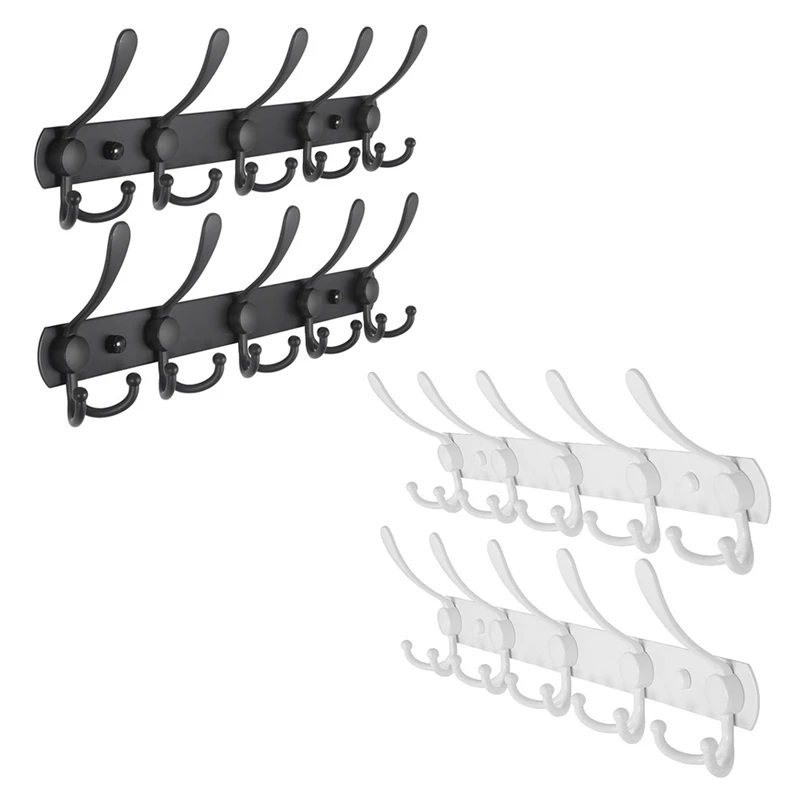 

Wall Hanger-5 Hooks, Heavy Duty, Stainless Steel, Metal Coat Hook