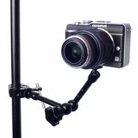 711 inch adjustable friction articulating magic arm super clamp for camera camcorder lcd monitor led light dslr rig