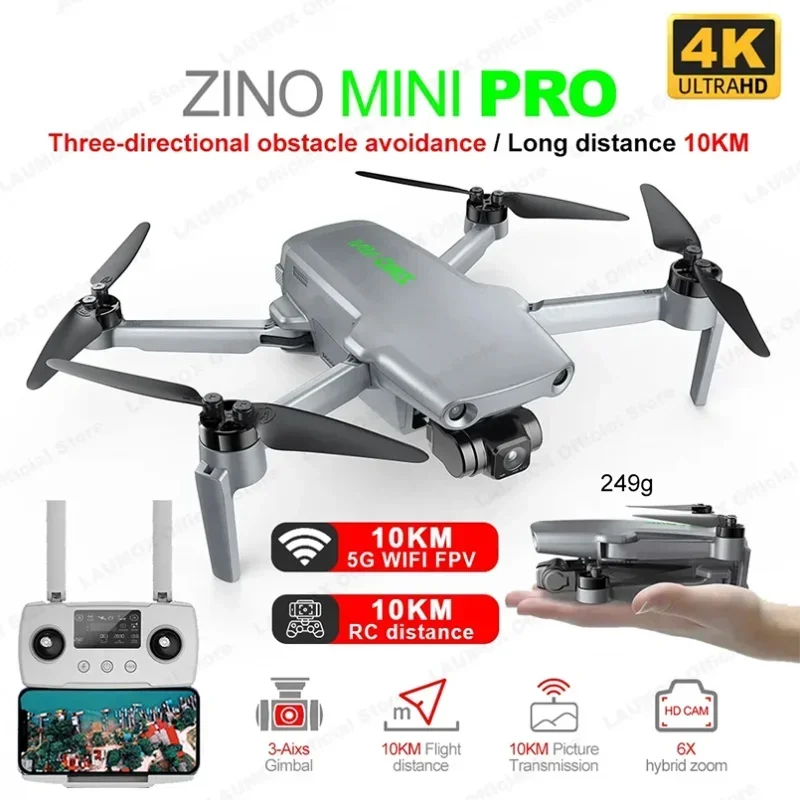 

Профессиональный Квадрокоптер Mini PRO 4K с HD-камерой и GPS, 3-осевой карданный Квадрокоптер с радиусом действия 10 км, Квадрокоптер с функцией обхода препятствий FPV, профессиональный Дрон
