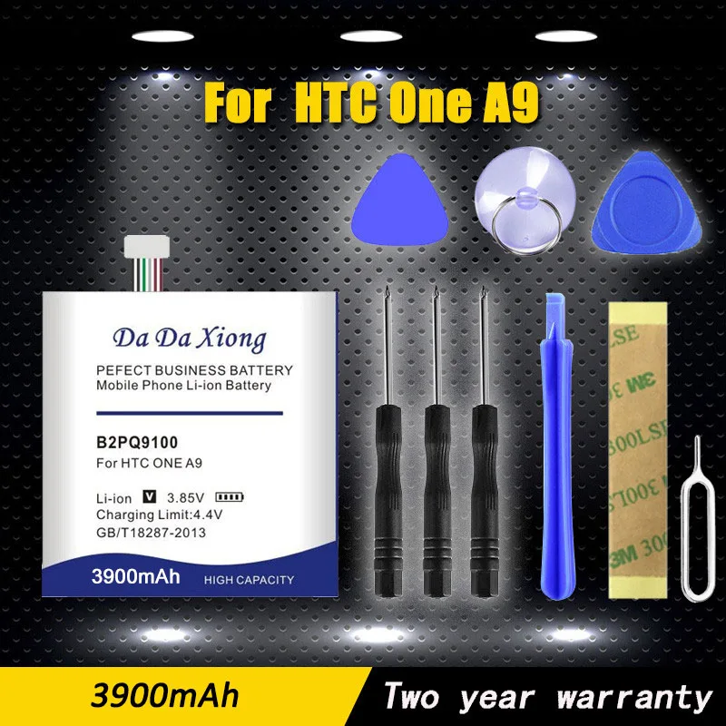 

High Capacity 3900mAh B2PQ9100 Lithium-ion Battery For HTC One A9 A9U A9T A9W A9D+ Ftee Tools