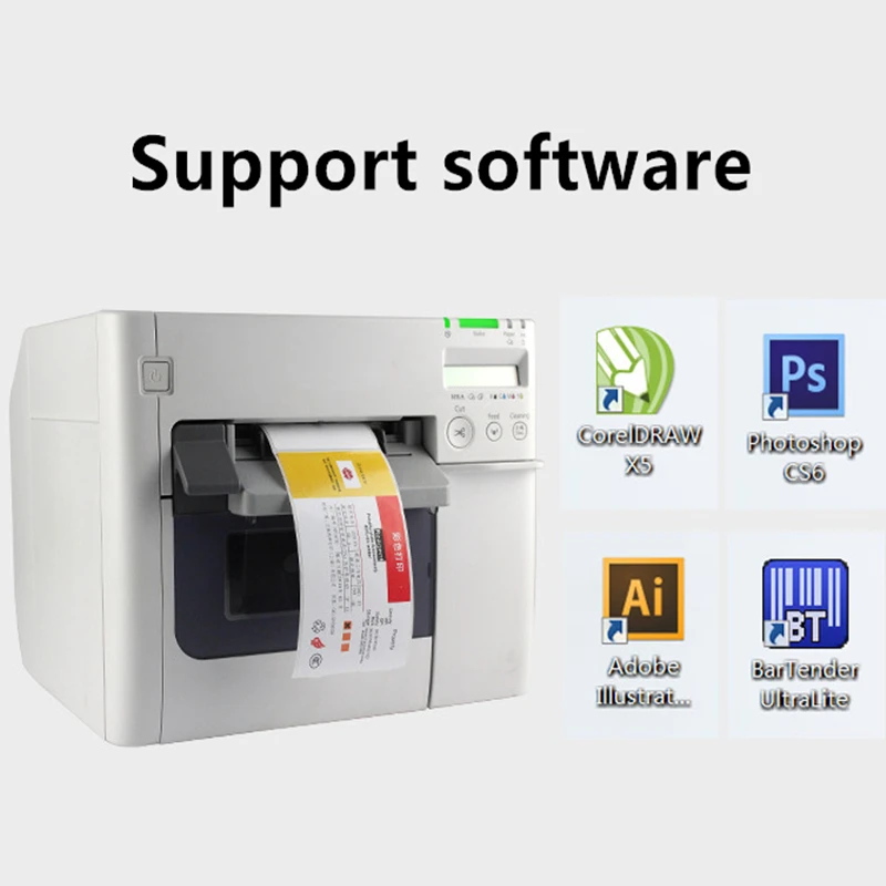 Полноцветный принтер для этикеток Epson TM-C3520 цветной самоклеящийся и штрих-кодов