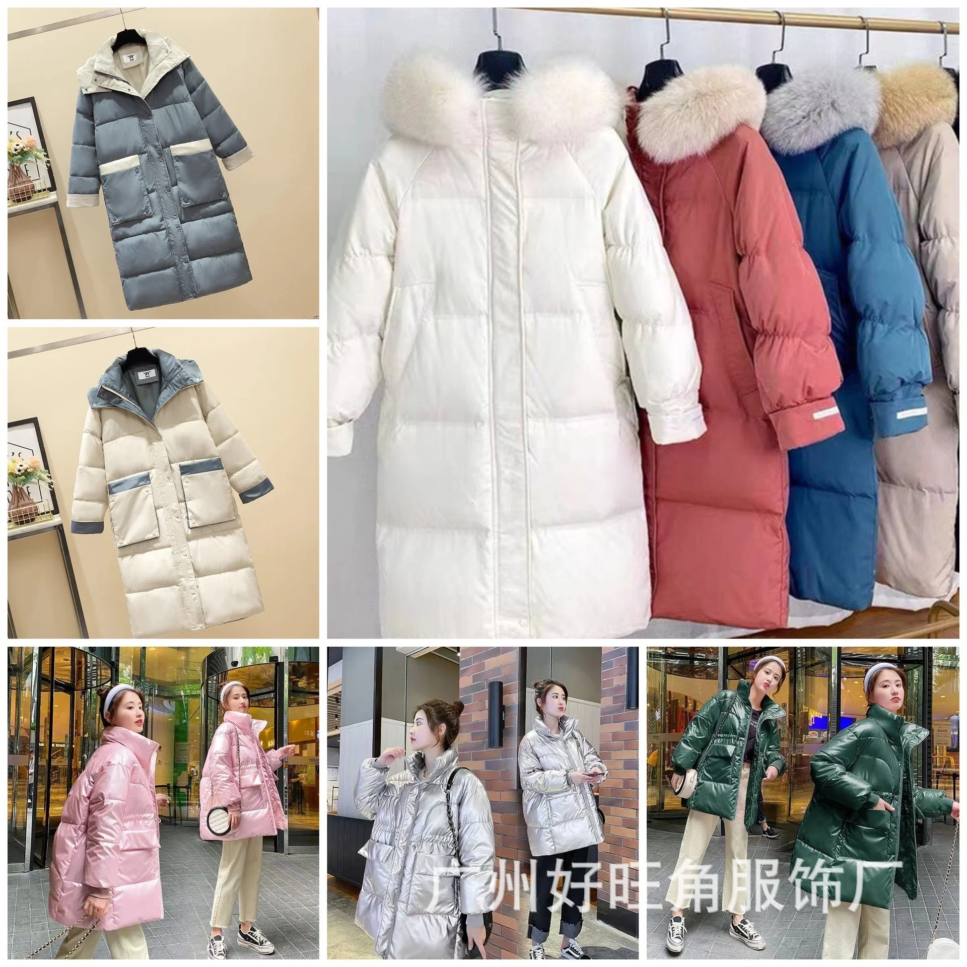 

Новинка зимний женский пуховик средней длины 2023 утепленная модная свободная облегающая хлопковая куртка