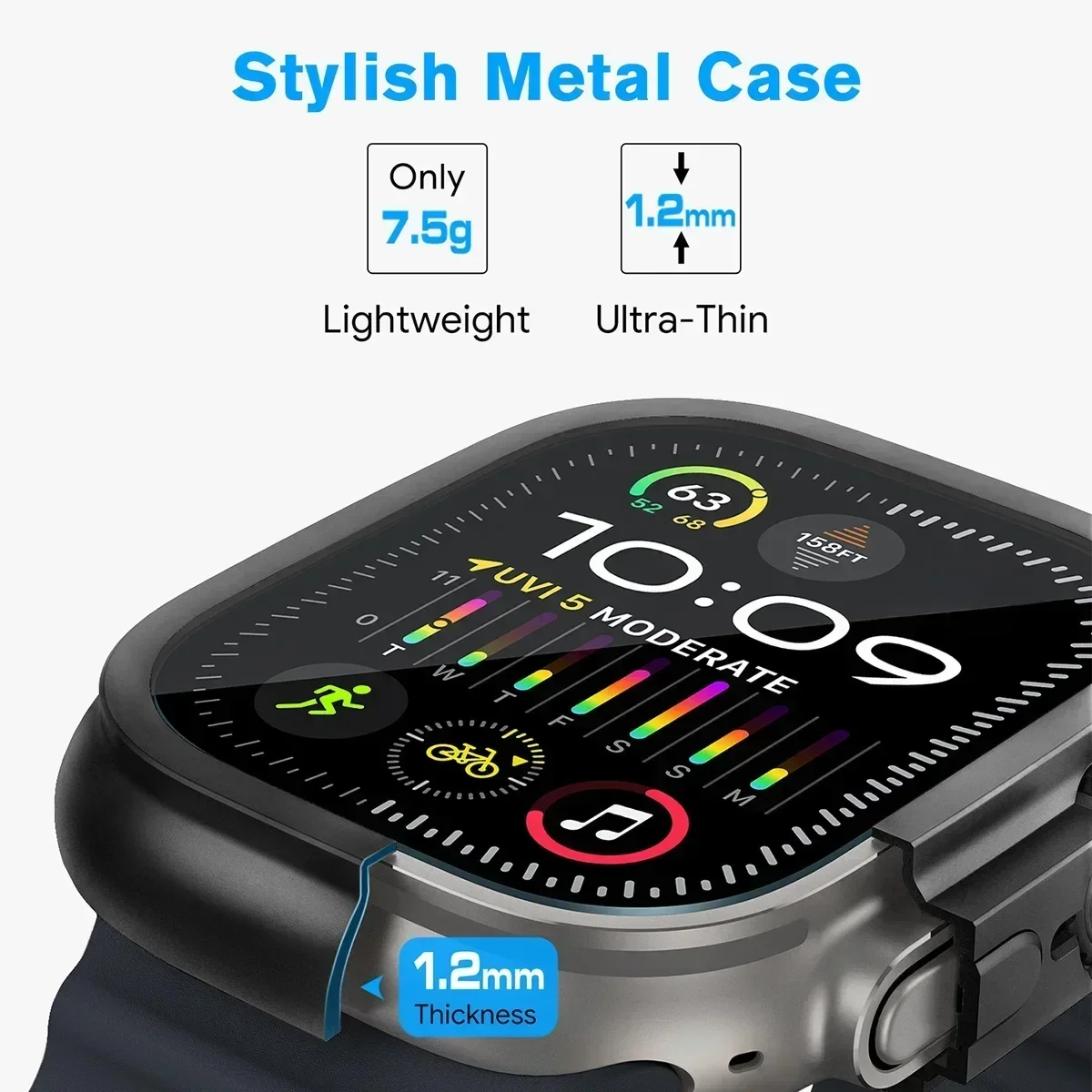 Металлический чехол Geekthink для Apple Watch Ultra 2