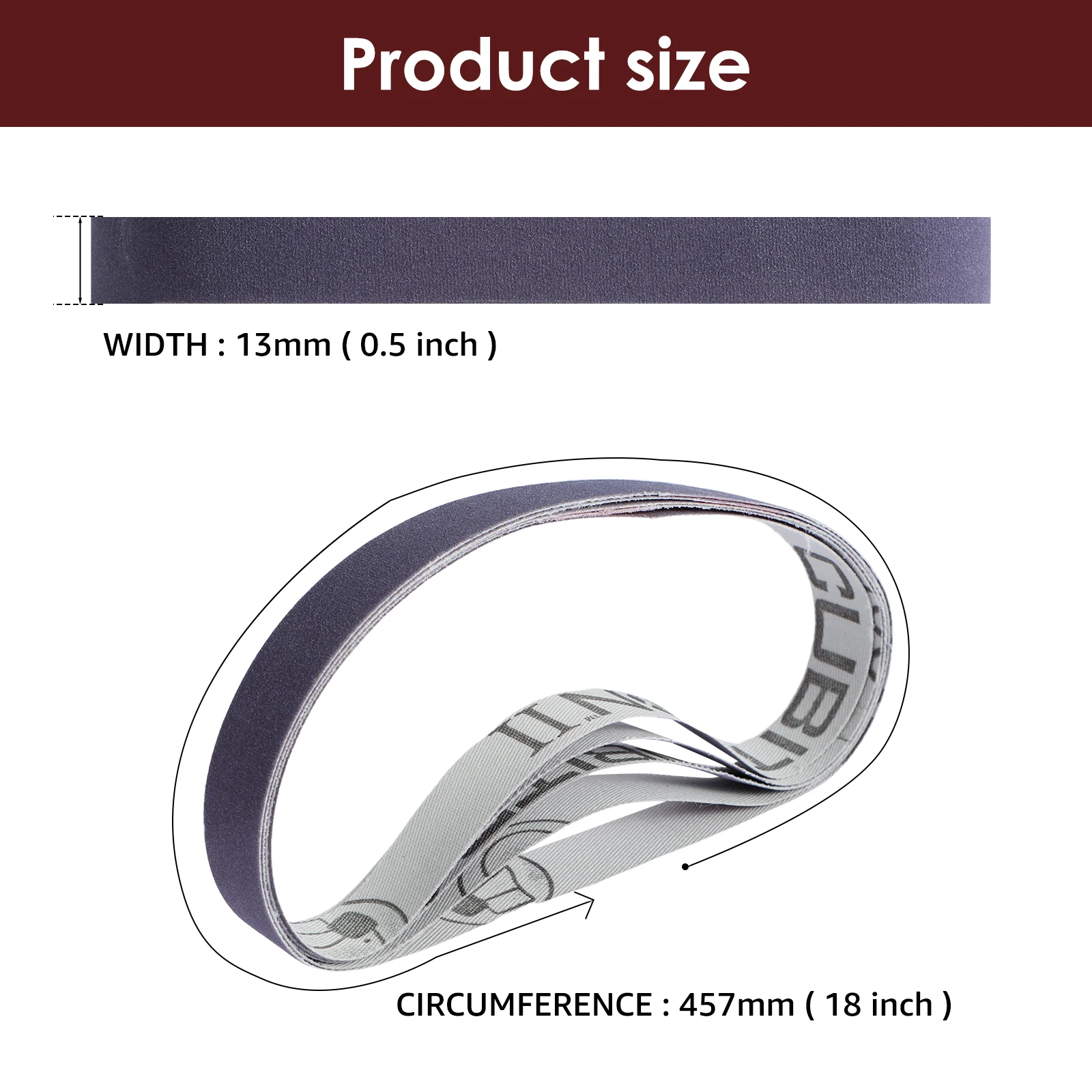 Прочные абразивные инструменты шлифовальная бумага 13x457 мм 45 шт. набор сменная