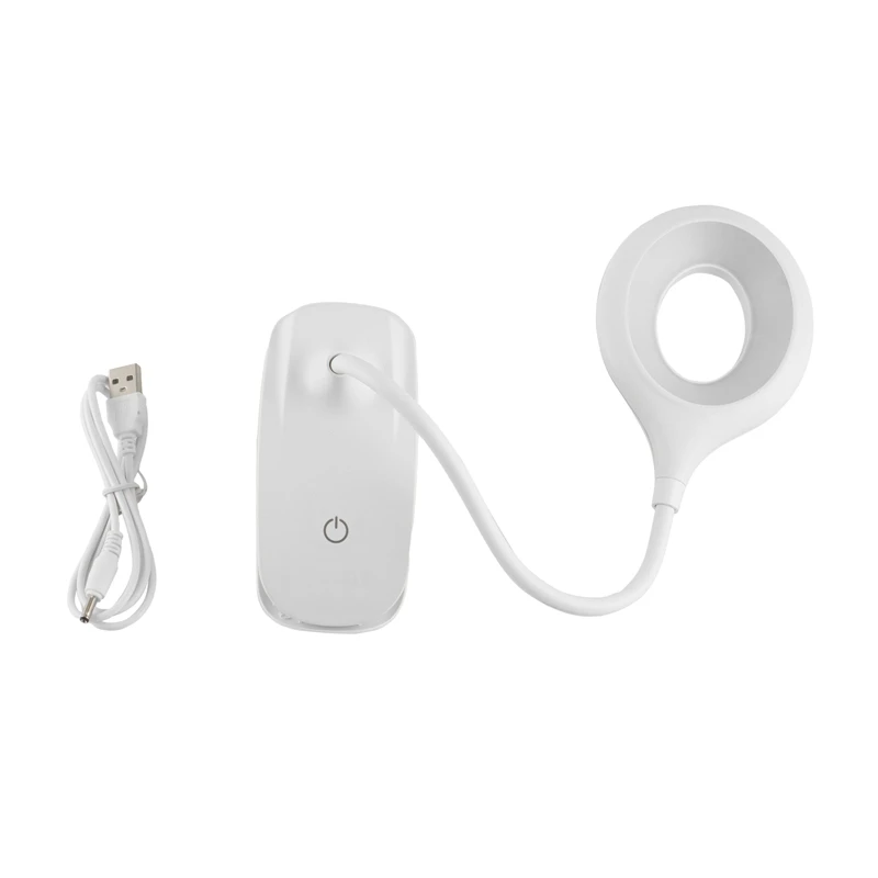 

USB Cold Light Table Lamp Clamp Lamp, For Eyebrow Tattoo Manicure Eyelash Extension Reading