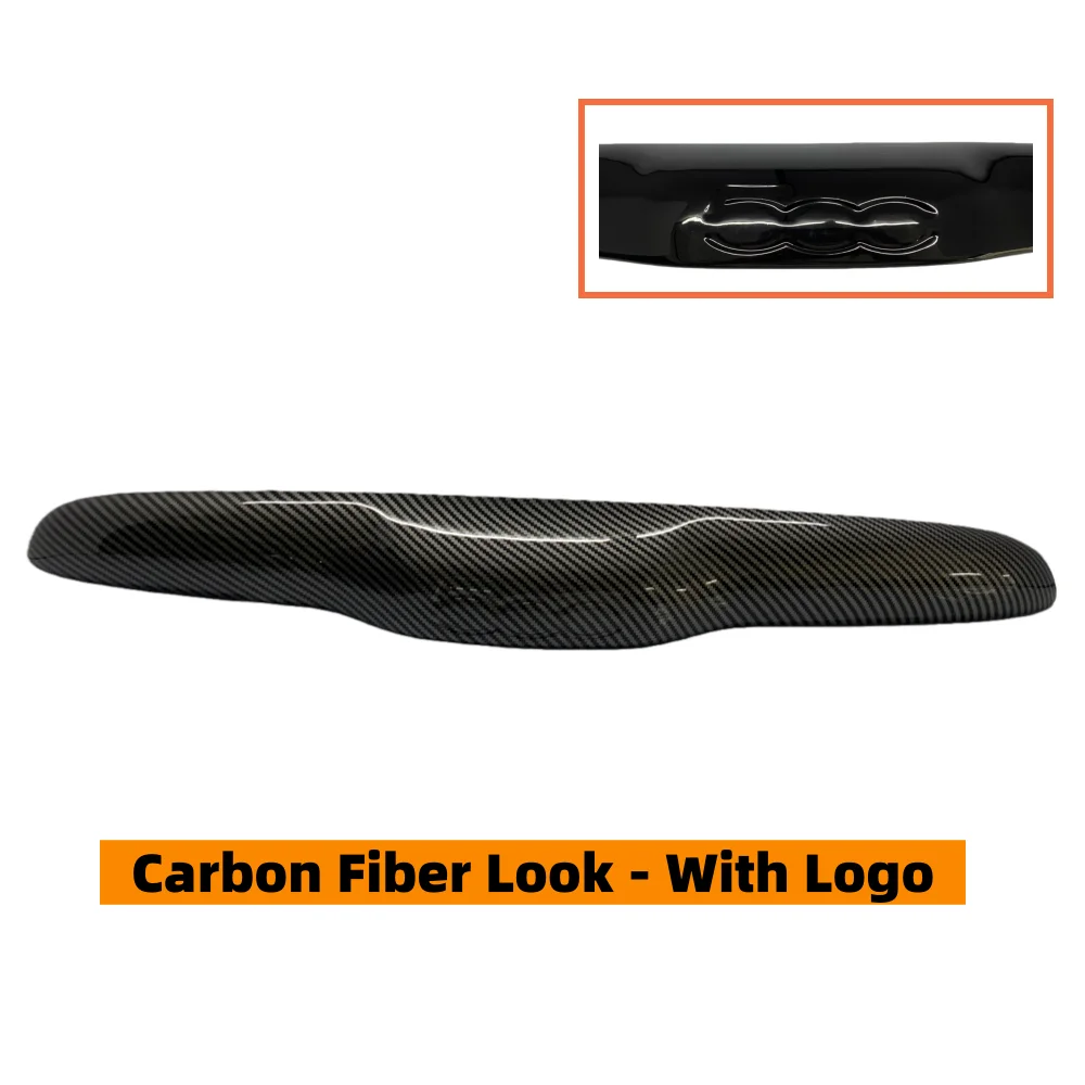 

Глянцевая черная крышка багажника автомобиля, ручка багажника, накладка для Fiat 500 08-23 Abarth 595 2012-2023 Abarth 695 2010-2023