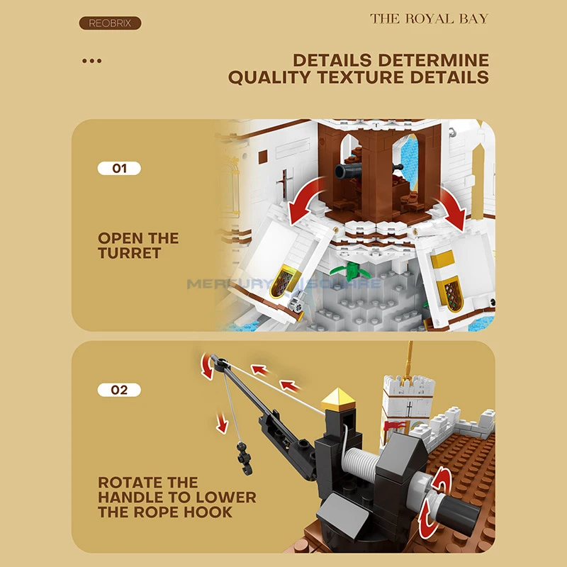 Конструктор Королевский залив inhaw 4168 шт