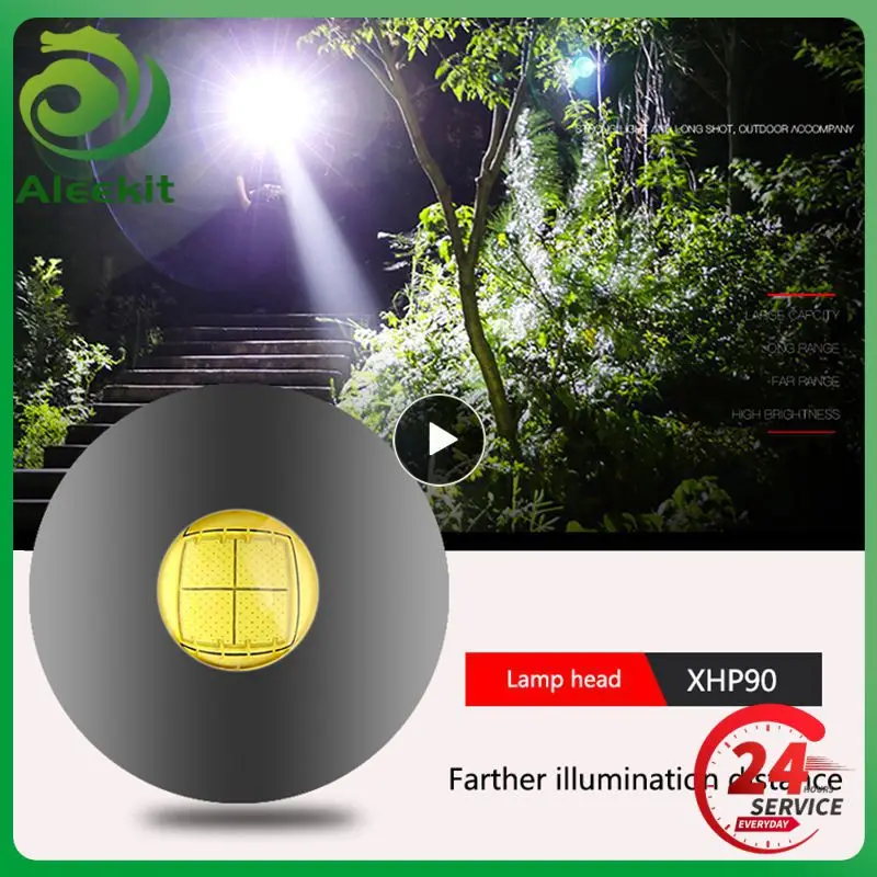 

COB Multi-function Glare Flashlight 2000 Lumens Waterproof Outdoor Zoomable USB Rechargeable Flashlight Torch Tactical Light