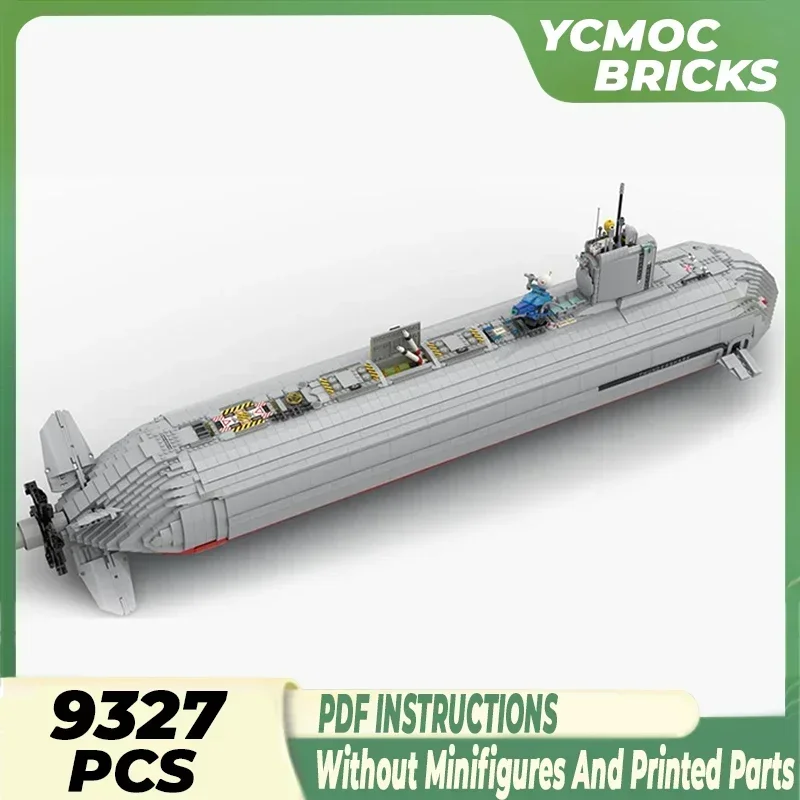 Конструктор Moc модель военной лодки подводная лодка грозы технология модульные