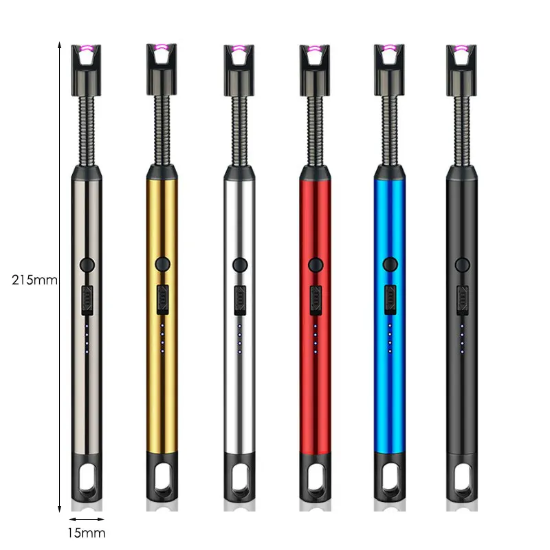 USB электрическая перезаряжаемая длинная кухонная зажигалка для плиты