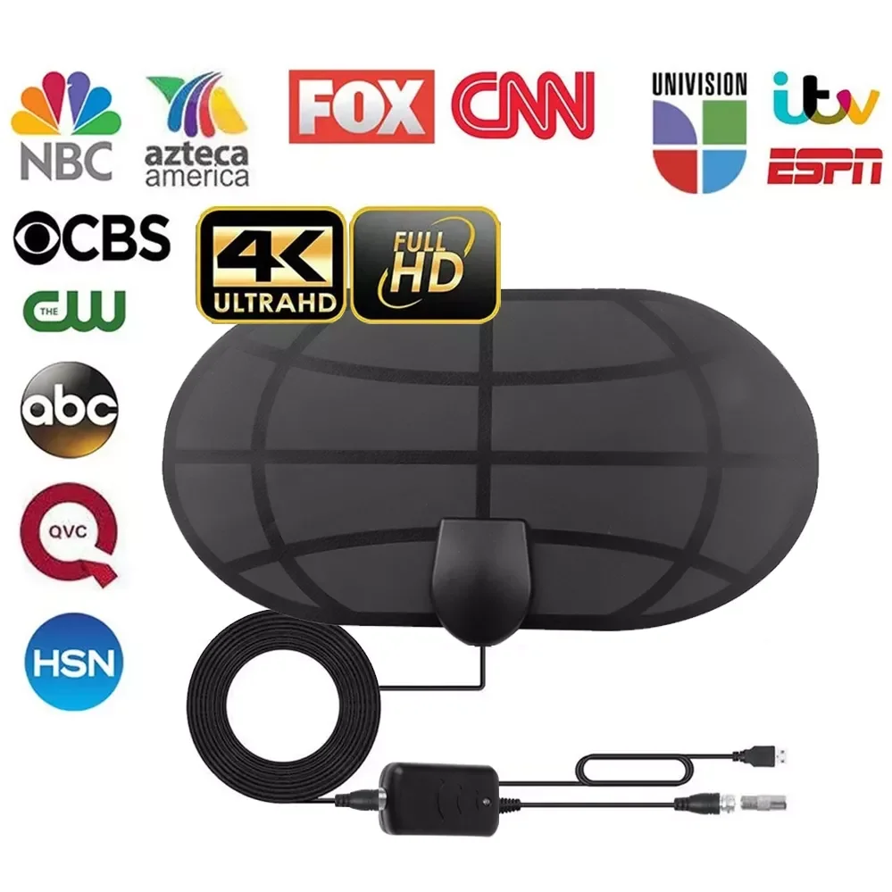 

TV Stick Antenna 980 Mile Range Antenna 4K Digital HDTV Indoor TV Antennas Amplifier Signal Booster for Indoor HD TV Radius Surf