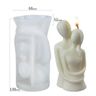 Пара силиконовых формочек для свечей, статуэтка для обнимания влюбленных, форма для человеческого тела, крафтовый декор, эпоксидная смола, форма для ароматерапии свечей и мыла