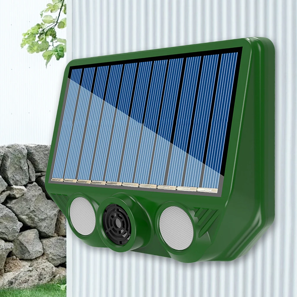 Ультразвуковой драйвер для животных на солнечной энергии с красной и белой