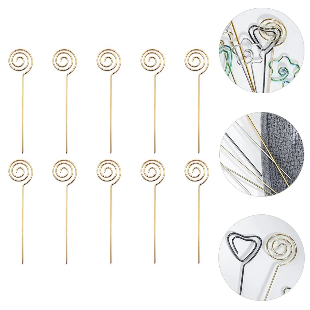 

10 Pcs Kid Drinks Star Fruit Pick Cocktail Stick Stainless Steel Circle Picks Child Bar accessories home bars