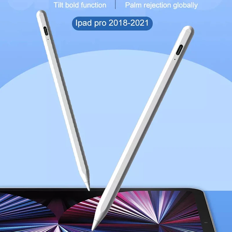 

Для IPad карандаш с ладонью, стилус для Apple Pencil 2 1 IPad Pen Pro 11 12,9 2021 -2018 Mini 6 Air 4 7 8