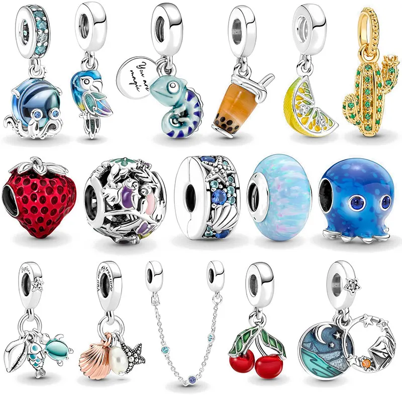 Женский браслет из серебра 2021 пробы с желтым КАКТУСОМ 3 мм