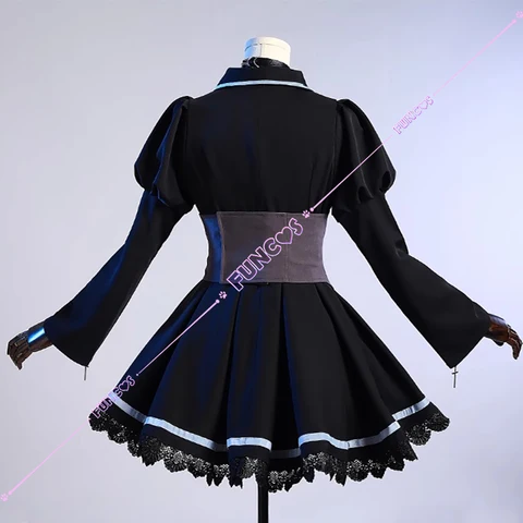Аниме Шуго Чара Утау Хосина Косплей Костюм Парик Школьная форма Двойной хвост Волосы Черное платье JK Чулки Наряд Хэллоуин