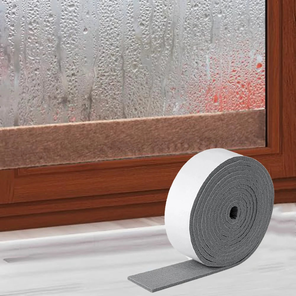 2 рулона оконных полосок против конденсации впитывающих воду и сохнет нетканых