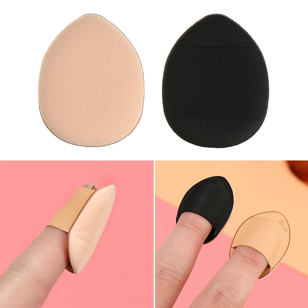 

Hot Corner Finger Wet And Dry Powder Puff Mini Makeup Sponge Round Makeup Tool