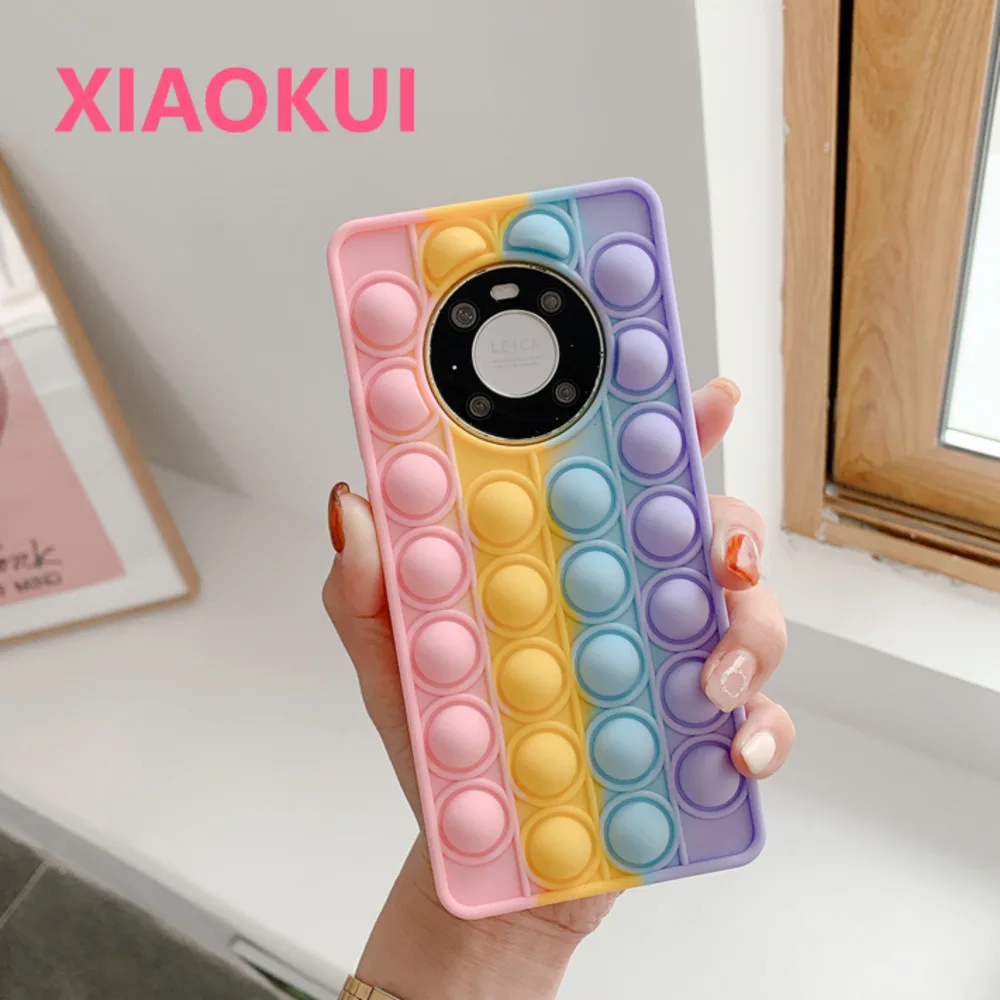 

Pop Push Case For Huawei P30 P40 Lite E P Smart Z S Pro Plus Nova 3i 5T Honor 8X 9X Cover for huawei Y7a Y9s Y8p Y7p Y6p Y6 Y9