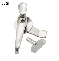 high quality new 1set ms308 3 distribution cabinet lock 304 stainless steel triangular lock cylinder 22mm handle lock