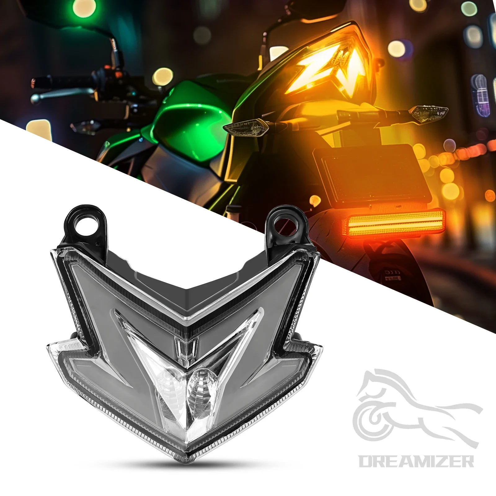 

Светодиодный Задний Стоп-сигнал И Указатель Поворота Для Мотоциклов Kawasaki Z800 Ninja ZX6R 2013-2016, Z125 2013-2022