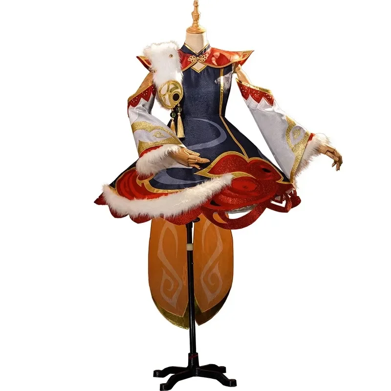 

Костюм для косплея Гвен, одежда для ролевых игр, парик, обувь, LOL, новый кожаный наряд, Красный Полный комплект, женское вечернее платье